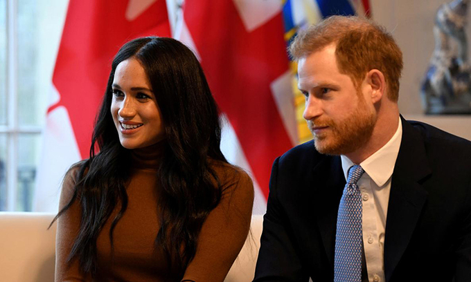 Harry và Meghan tại một sự kiện ở London, Anh, ngày 7/1. Ảnh: Reuters.